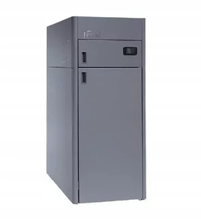 Dvojfunkčná oceľová pec na pelety Ferroli, 21 kW